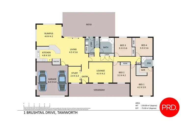 Floorplan of Homely house listing, 1 Brushtail Drive, Tamworth NSW 2340