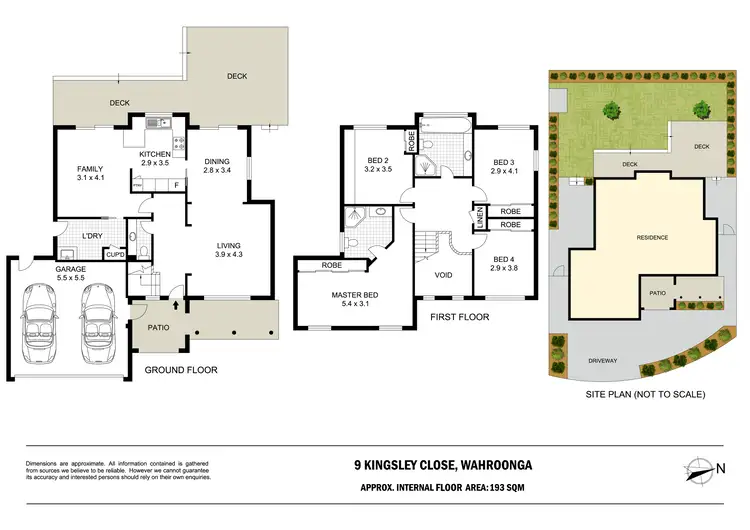 Floorplan of Homely house listing, 9 Kingsley Close, Wahroonga NSW 2076