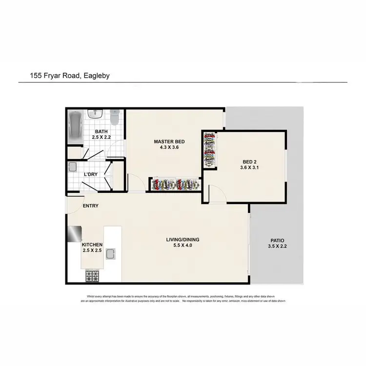Floorplan of Homely unit listing, 75/155-163 Fryar Road, Eagleby QLD 4207