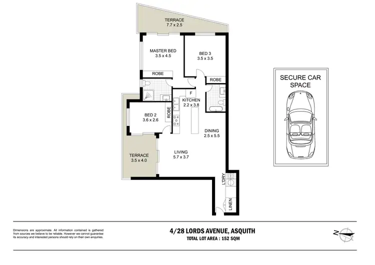 Floorplan of Homely unit listing, 4/28 Lords Avenue, Asquith NSW 2077