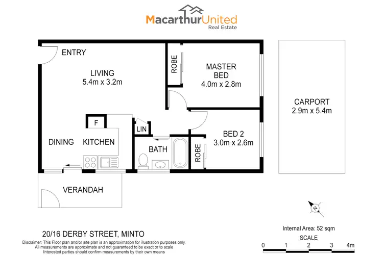 Floorplan of Homely house listing, 20/16 Derby Street, Minto NSW 2566