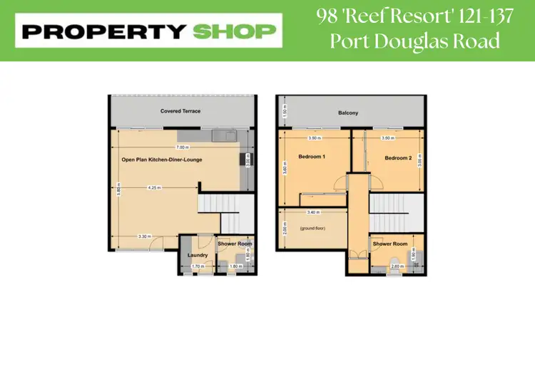 Floorplan of Homely apartment listing, 98/121-137 Port Douglas Road, Port Douglas QLD 4877