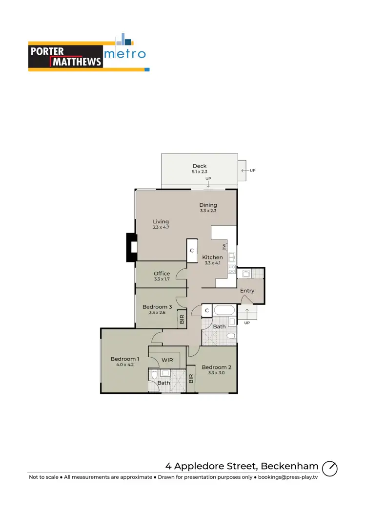 Floorplan of Homely house listing, 4 Appledore Street, Beckenham WA 6107
