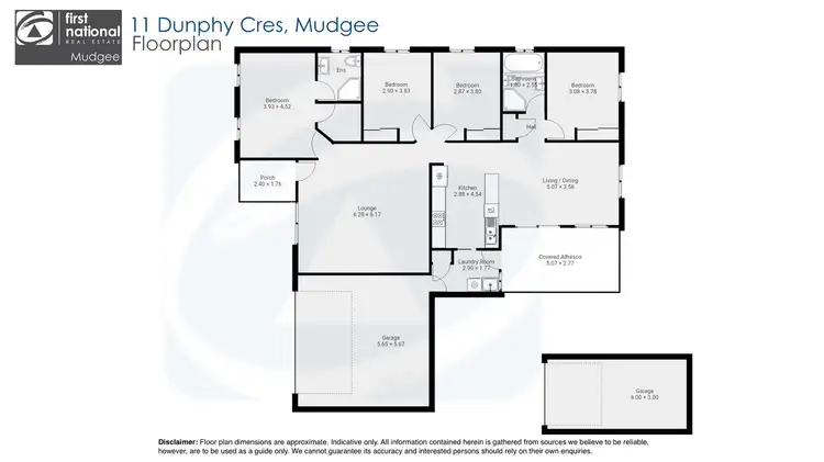 Floorplan of Homely house listing, 11 Dunphy Crescent, Mudgee NSW 2850