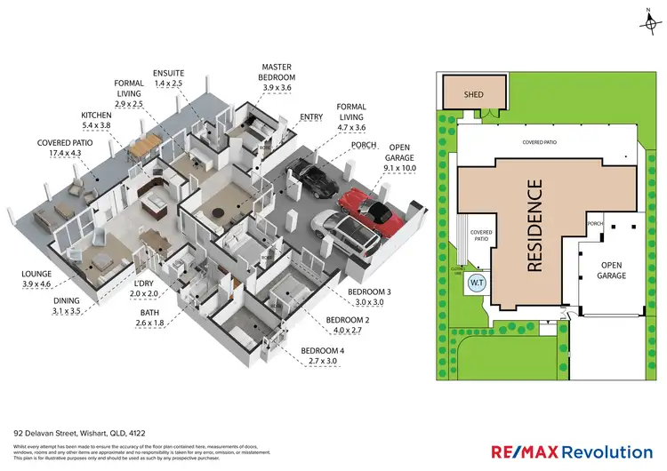 Floorplan of Homely house listing, 92 Delavan Street, Wishart QLD 4122