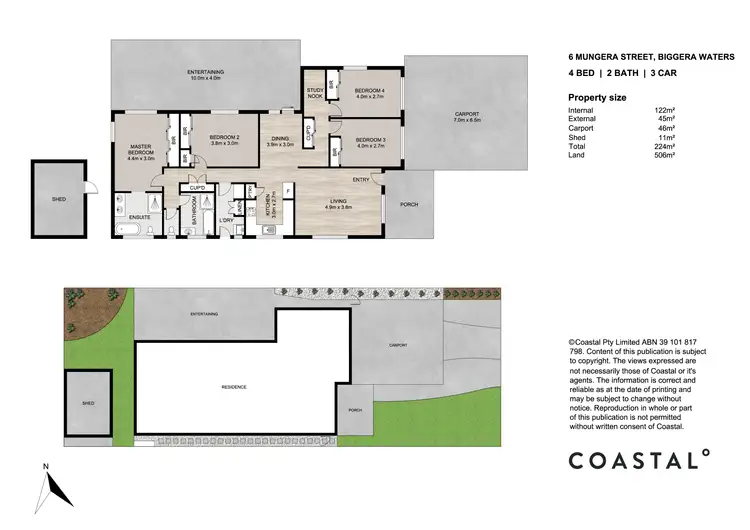 Floorplan of Homely house listing, 6 Mungera Street, Biggera Waters QLD 4216