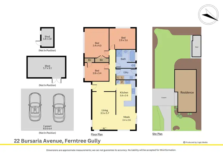 Floorplan of Homely house listing, 22 Bursaria Avenue, Ferntree Gully VIC 3156