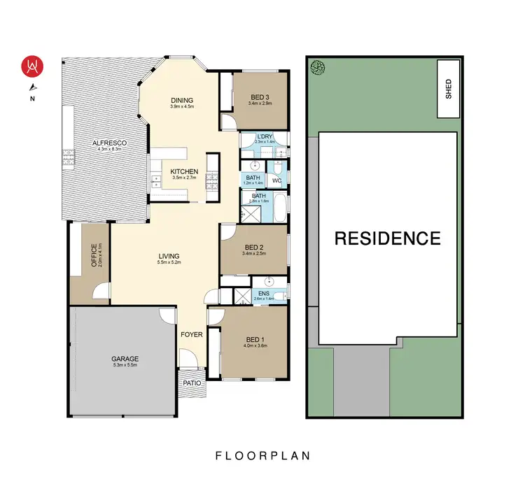 Floorplan of Homely house listing, 9 McCredie Drive, Horningsea Park NSW 2171