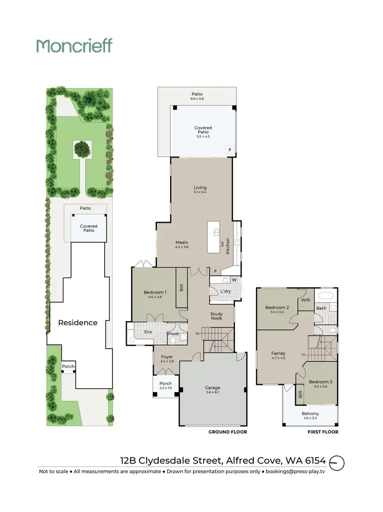 Floorplan of Homely house listing, 12B Clydesdale Street, Alfred Cove WA 6154