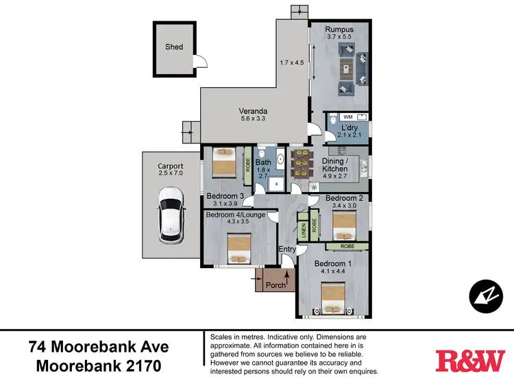 Floorplan of Homely house listing, 74 Moorebank Avenue, Moorebank NSW 2170