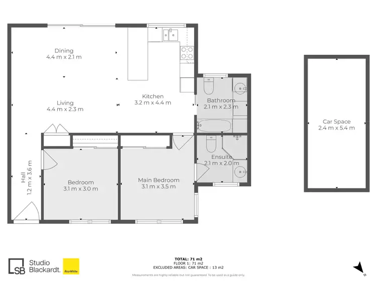 Floorplan of Homely unit listing, 2/16 Trackson Street, Alderley QLD 4051