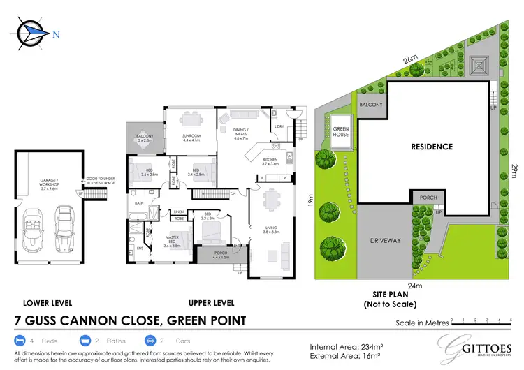 Floorplan of Homely house listing, 7 Guss Cannon Close, Green Point NSW 2251