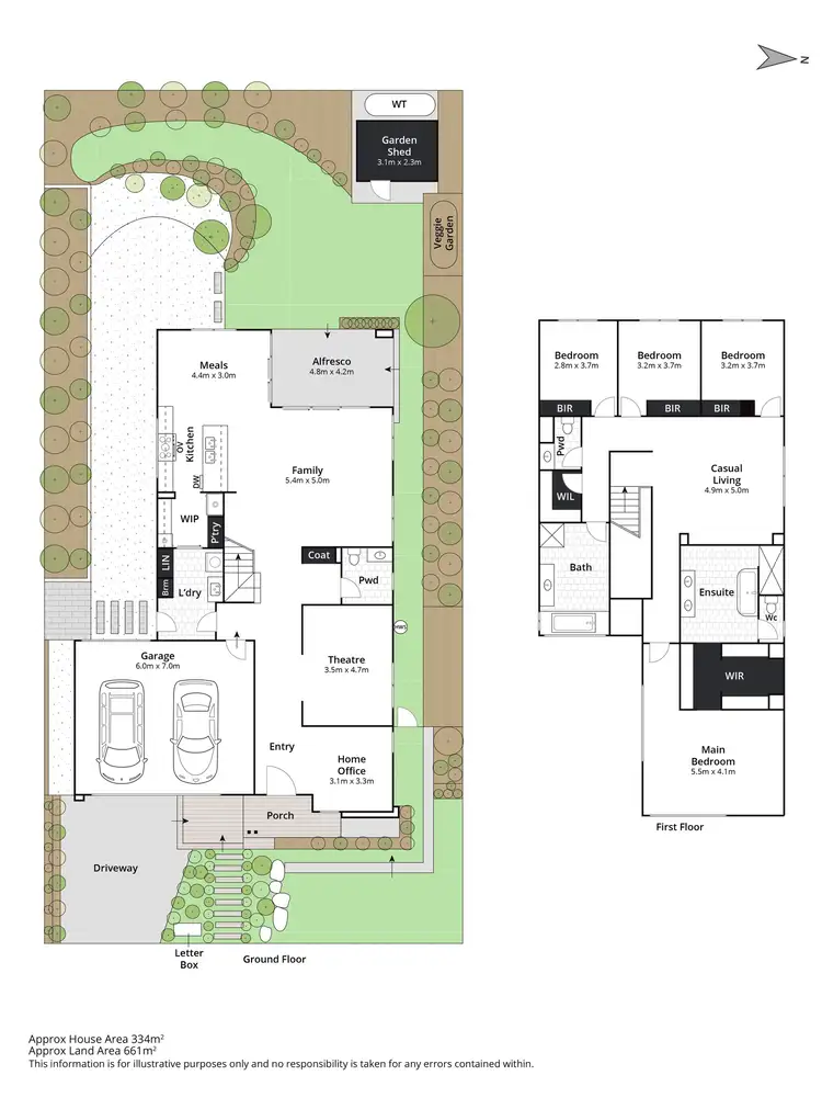 Floorplan of Homely house listing, 10 Lookout Way, Wandana Heights VIC 3216