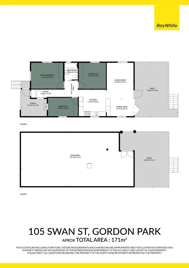 Floorplan of Homely house listing, 105 Swan Street, Gordon Park QLD 4031
