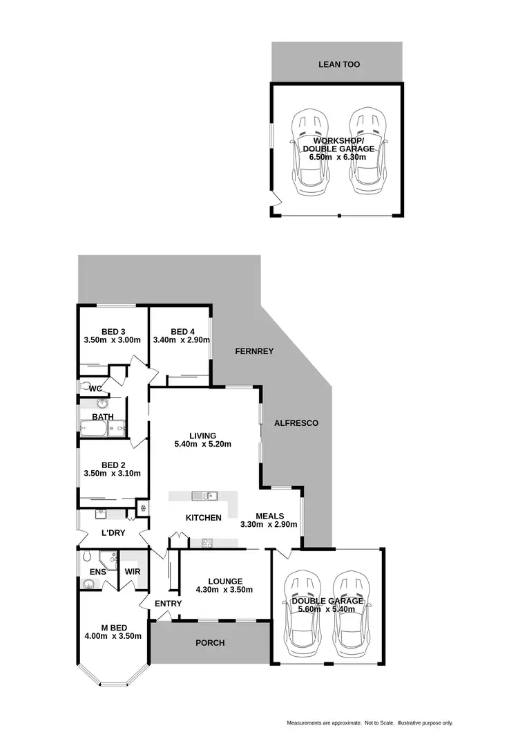 Floorplan of Homely house listing, 5 Clarendon Avenue, Wodonga VIC 3690