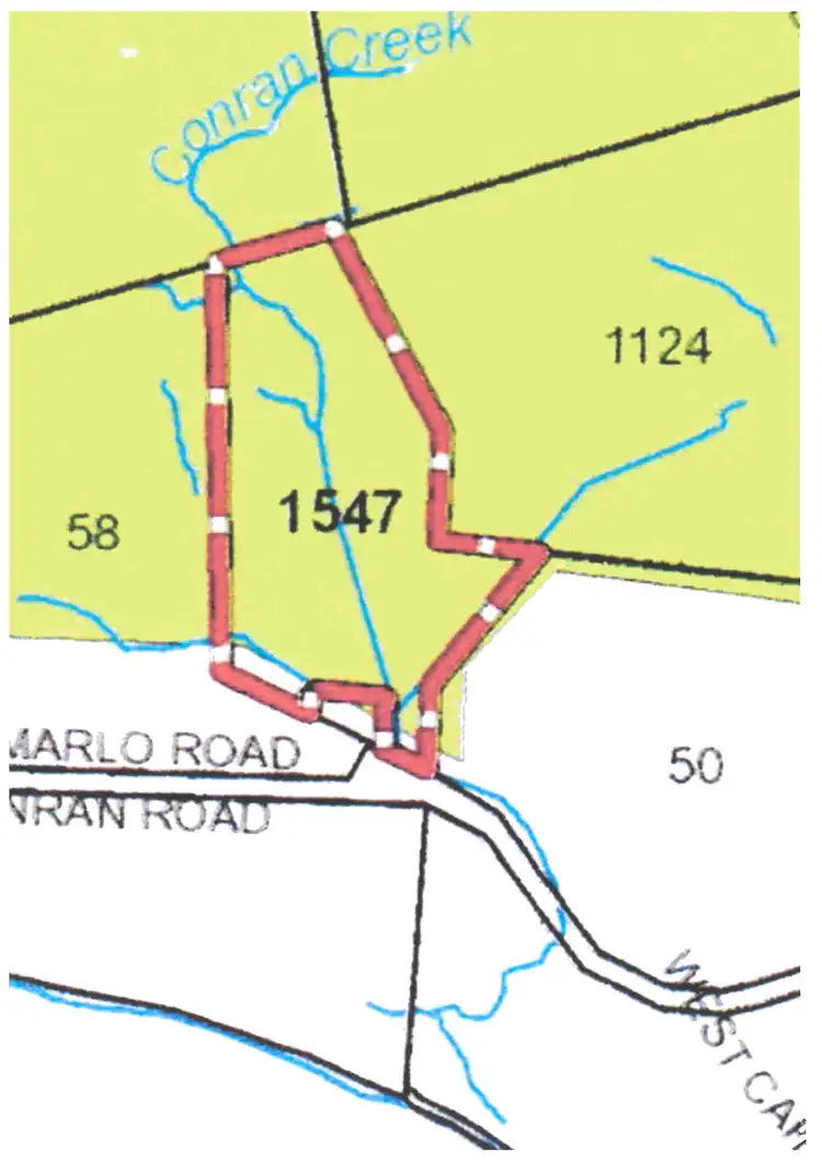 Floorplan of Homely rural property listing, 1547 Marlo-Conran Road, Cape Conran VIC 3888