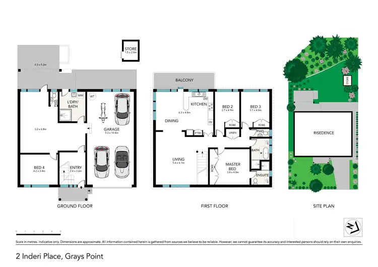 Floorplan of Homely house listing, 2 Inderi Place, Grays Point NSW 2232