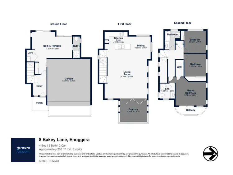 Floorplan of Homely house listing, 8 Bakey Lane, Enoggera QLD 4051