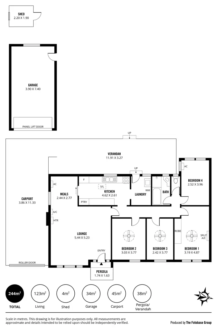 Floorplan of Homely house listing, 215 Midway Road, Elizabeth Downs SA 5113