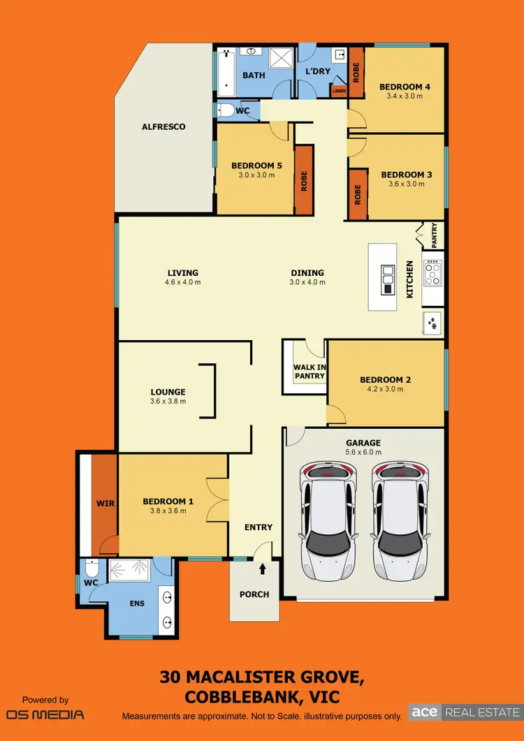 Floorplan of Homely house listing, 30 Macalister Grove, Cobblebank VIC 3338