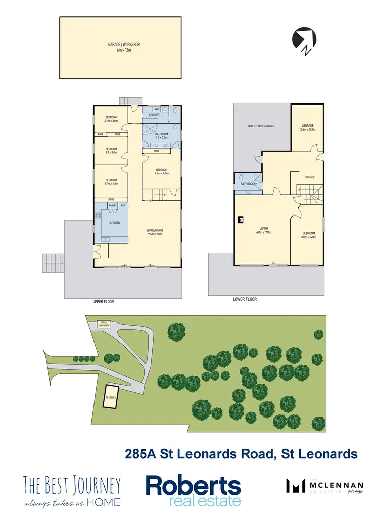 Floorplan of Homely house listing, 285A St Leonards Road, St Leonards TAS 7250