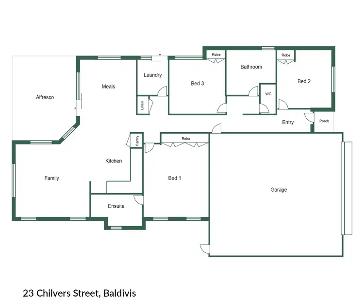 Floorplan of Homely house listing, 23 Chilvers Street, Baldivis WA 6171