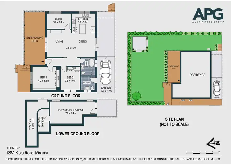 Floorplan of Homely other listing, 138A Kiora Road, Miranda NSW 2228