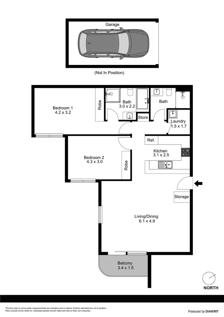 Floorplan of Homely apartment listing, 144/208-226 Pacific Highway, Hornsby NSW 2077