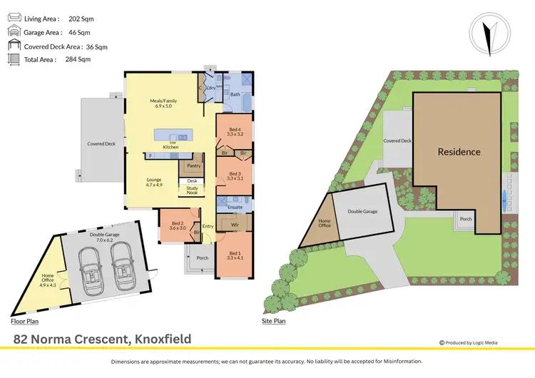 Floorplan of Homely house listing, 82 Norma Crescent, Knoxfield VIC 3180