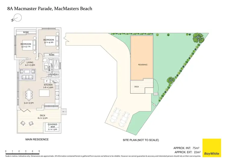 Floorplan of Homely house listing, 8a MacMaster Pde, Macmasters Beach NSW 2251