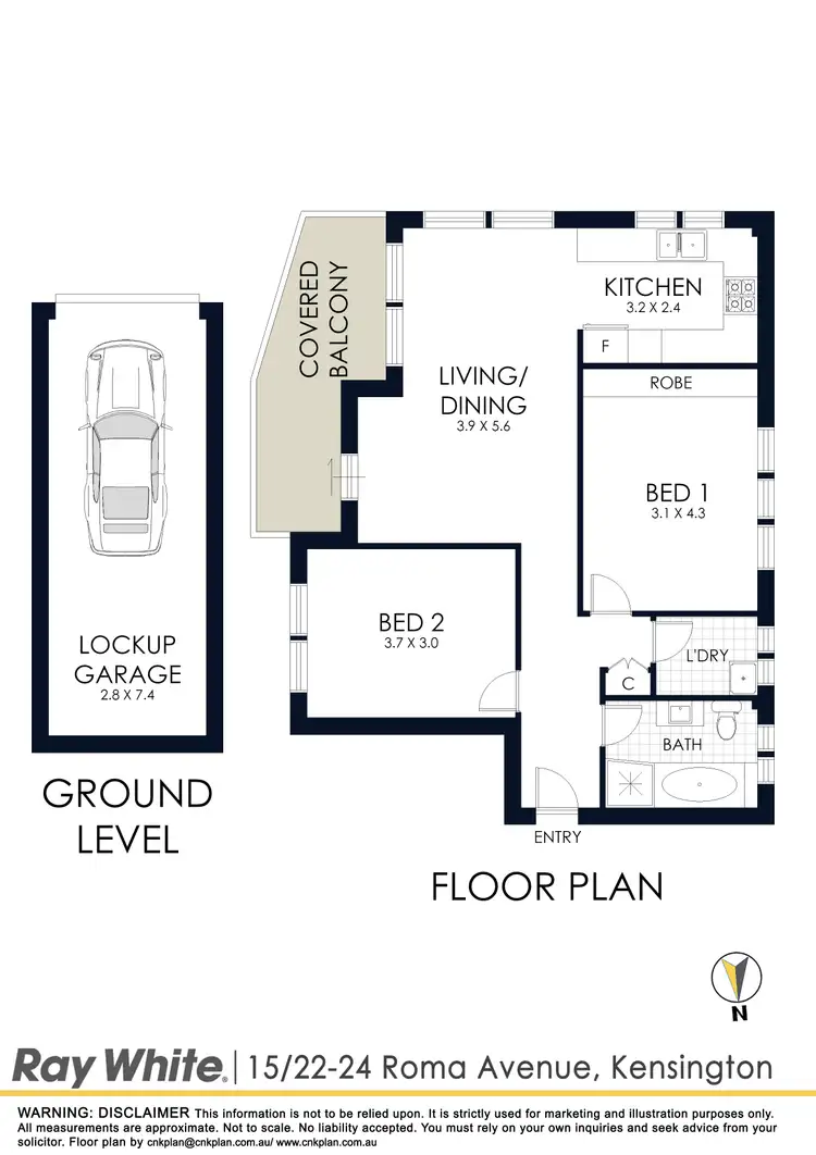 Floorplan of Homely apartment listing, 15/22-24 Roma Ave, Kensington NSW 2033