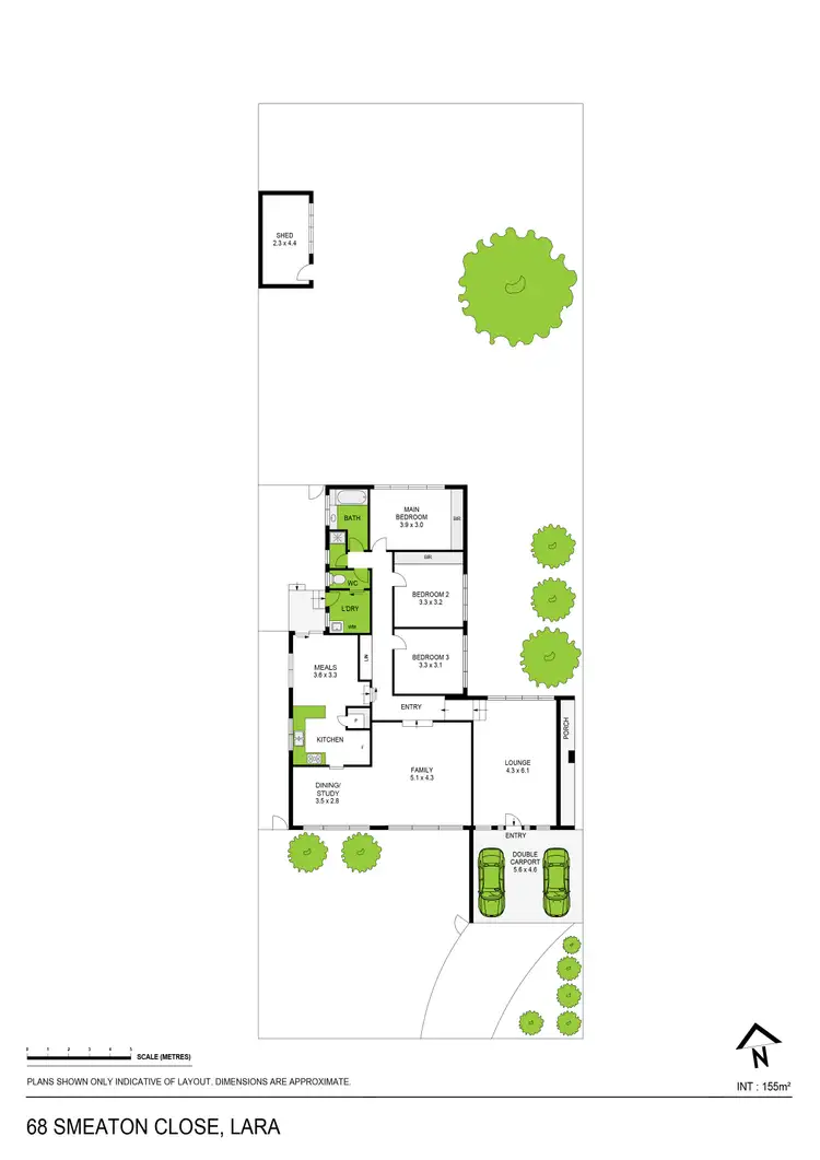 Floorplan of Homely house listing, 68 Smeaton Close, Lara VIC 3212