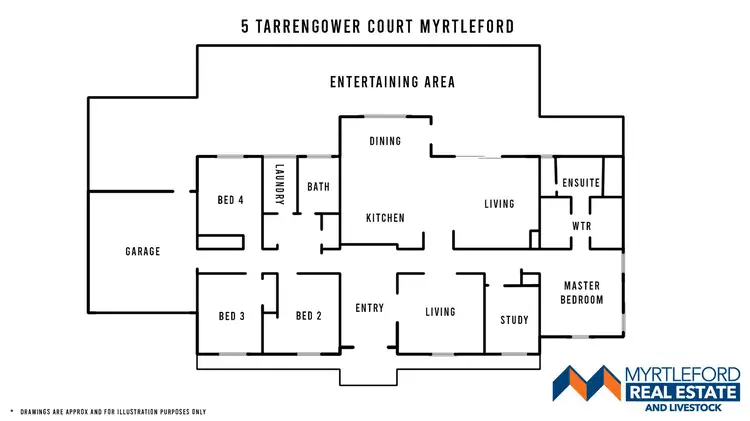 Floorplan of Homely house listing, 5 Tarrengower Court, Myrtleford VIC 3737