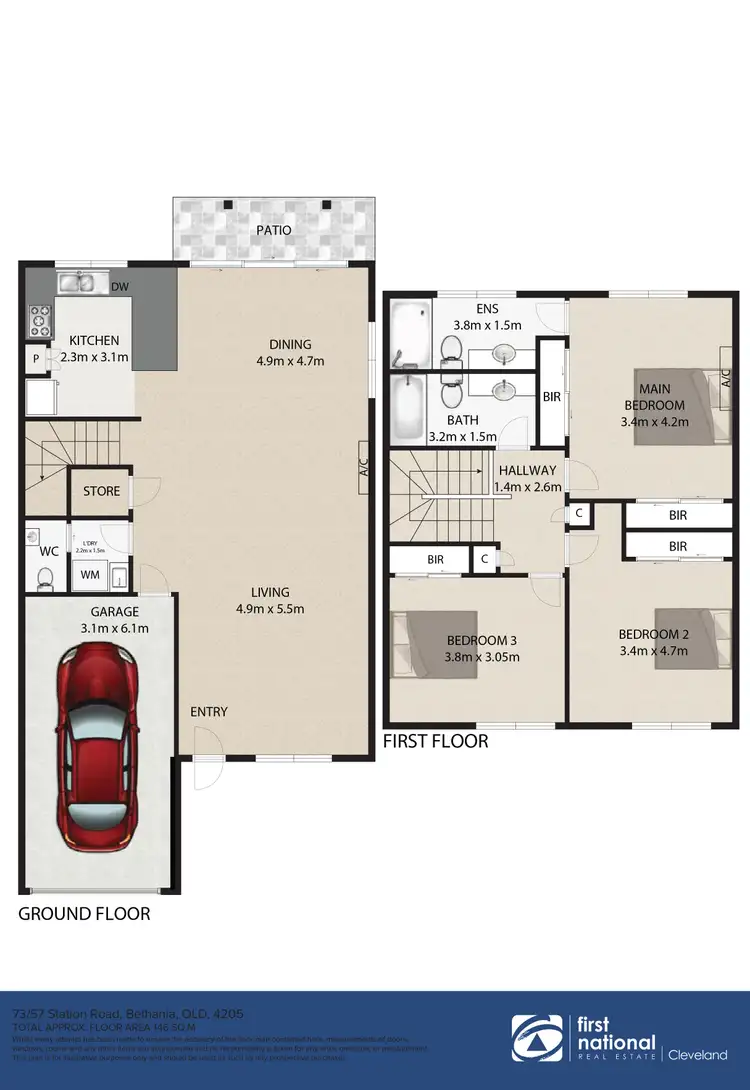 Floorplan of Homely unit listing, 73/57 Station Road, Bethania QLD 4205