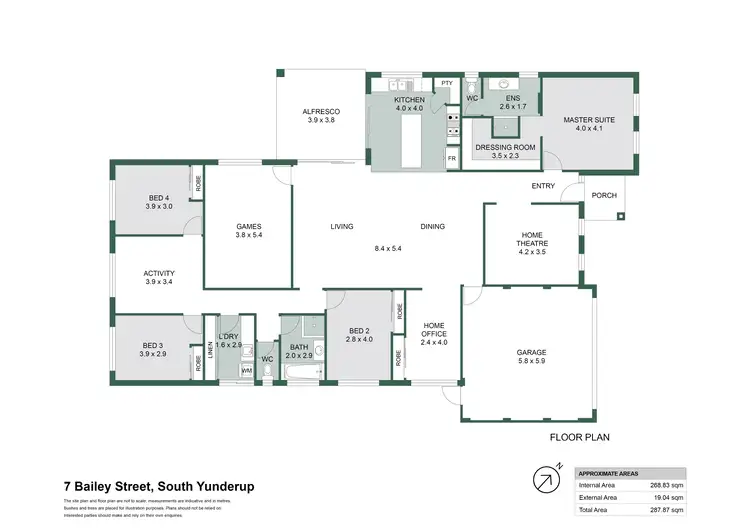 Floorplan of Homely house listing, 7 Bailey Street, South Yunderup WA 6208