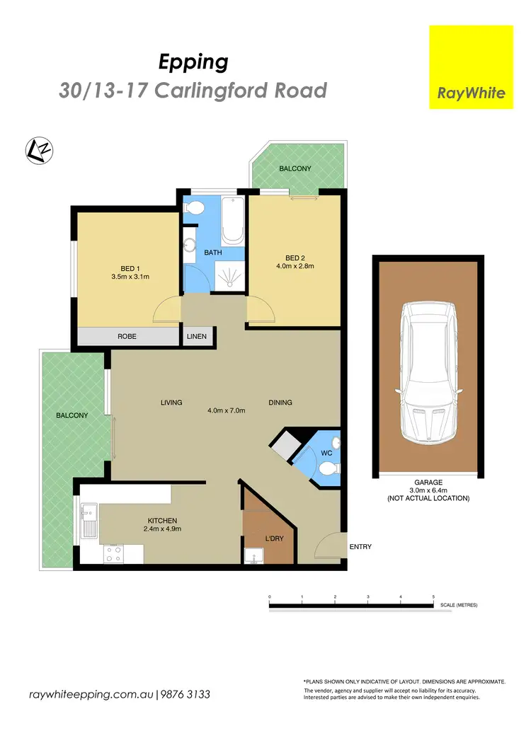 Floorplan of Homely unit listing, 30/13 Carlingford Road, Epping NSW 2121