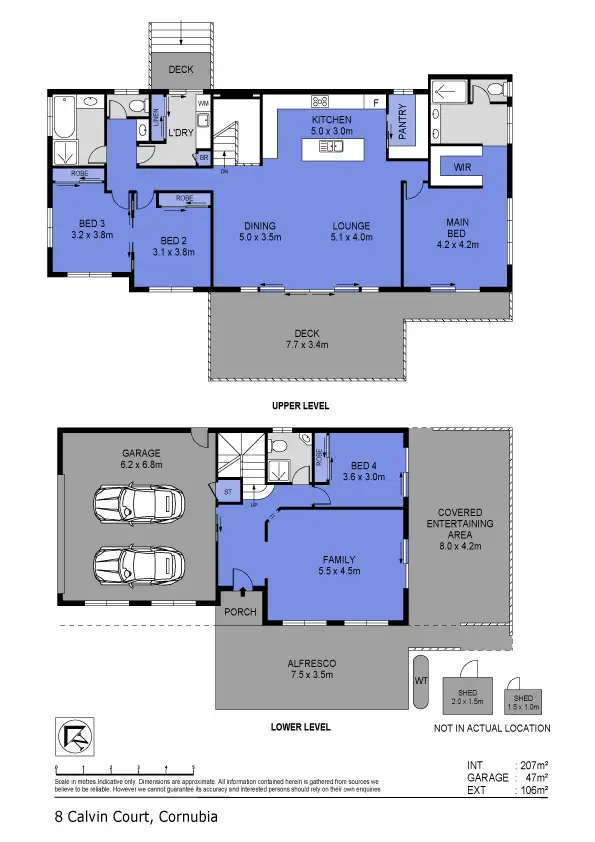 Floorplan of Homely house listing, 8 Calvin Street, Cornubia QLD 4130