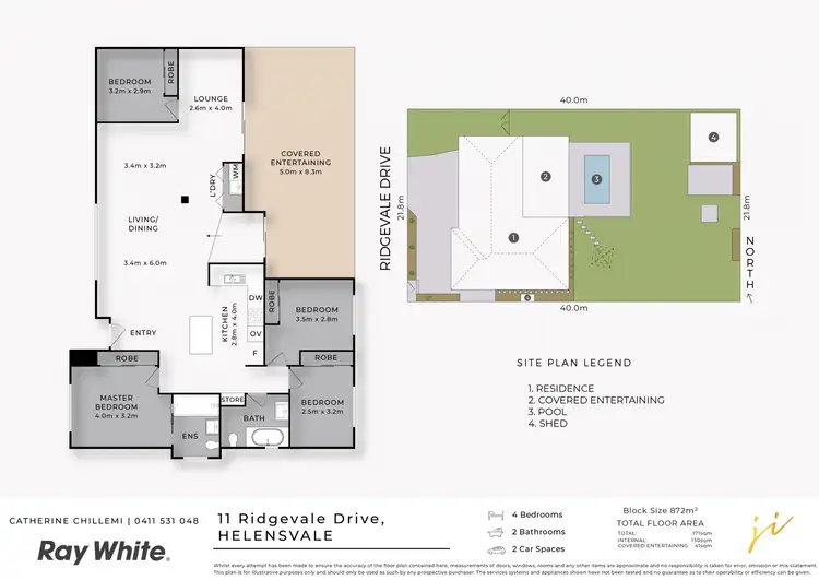 Floorplan of Homely house listing, 11 Ridgevale Drive, Helensvale QLD 4212