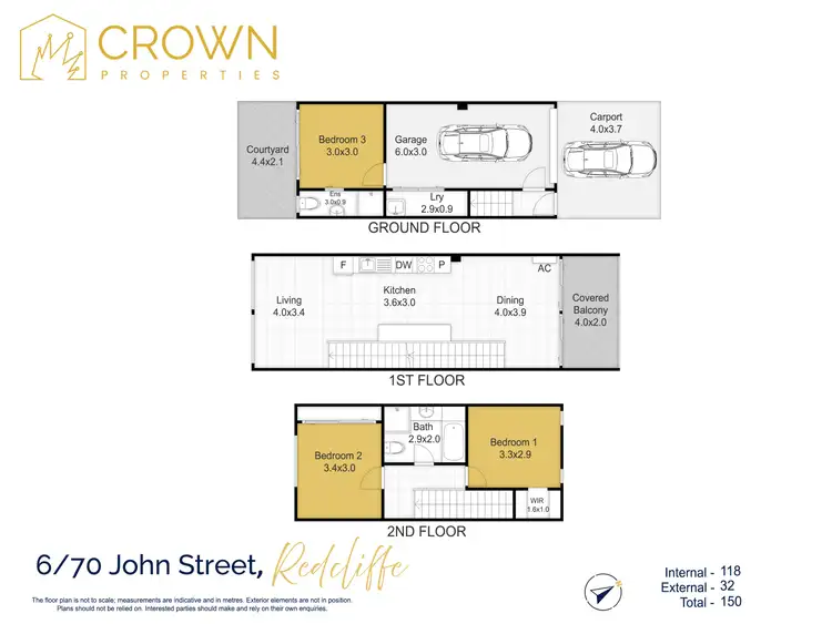 Floorplan of Homely unit listing, 6/70 John Street, Redcliffe QLD 4020