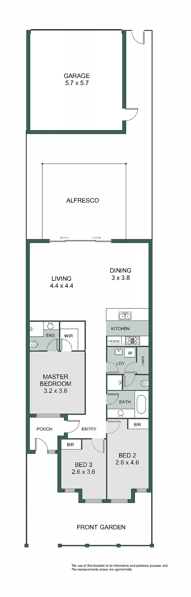 Floorplan of Homely house listing, 15 Fulham Way, Ridgewood WA 6030