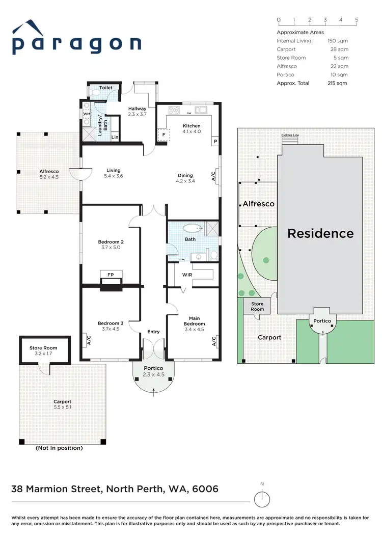 Floorplan of Homely house listing, 38 Marmion Street, North Perth WA 6006