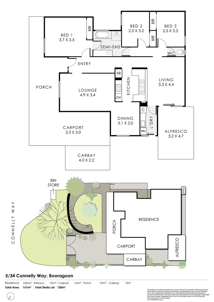 Floorplan of Homely house listing, 5/34 Connelly Way, Booragoon WA 6154