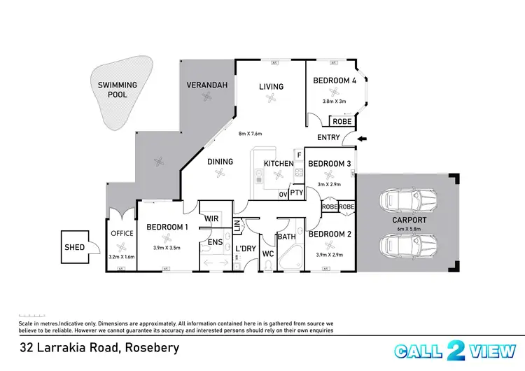 Floorplan of Homely house listing, 32 Larrakia Road, Rosebery NT 832