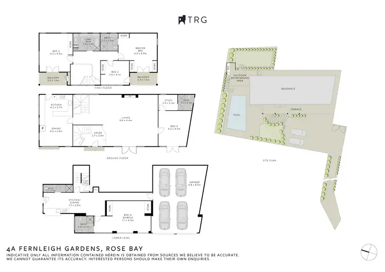 Floorplan of Homely house listing, 4A Fernleigh Gardens, Rose Bay NSW 2029
