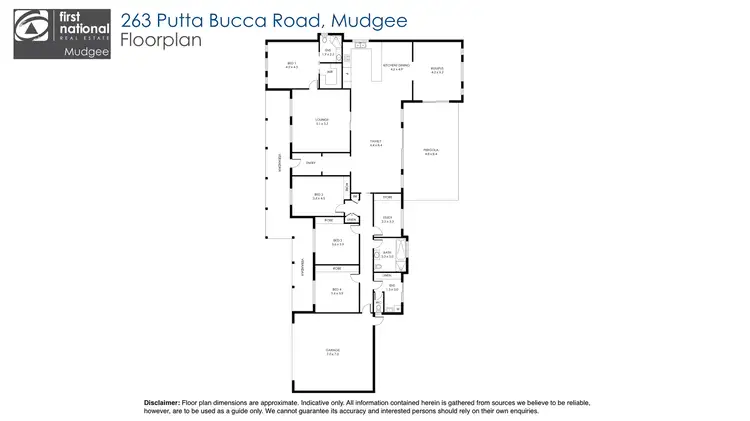 Floorplan of Homely house listing, 263 Putta Bucca Road, Mudgee NSW 2850