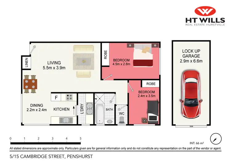 Floorplan of Homely apartment listing, 5/15 Cambridge Street, Penshurst NSW 2222