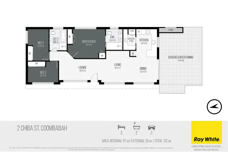 Floorplan of Homely house listing, 2 Chiba Street, Coombabah QLD 4216