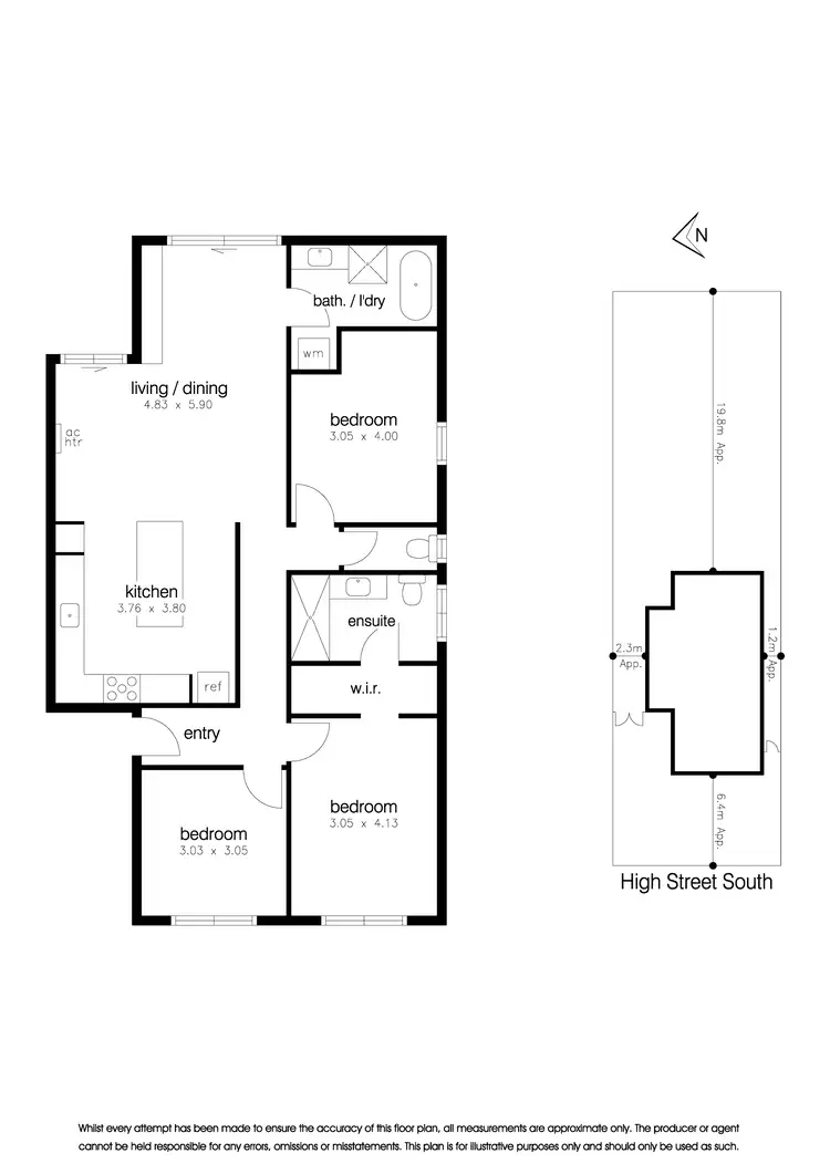 Floorplan of Homely house listing, 57 High Street South, Altona Meadows VIC 3028