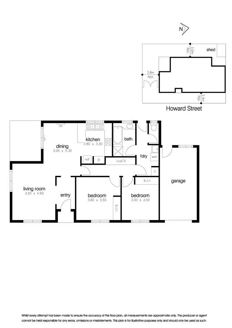 Floorplan of Homely house listing, 42 Howard Street, Altona Meadows VIC 3028
