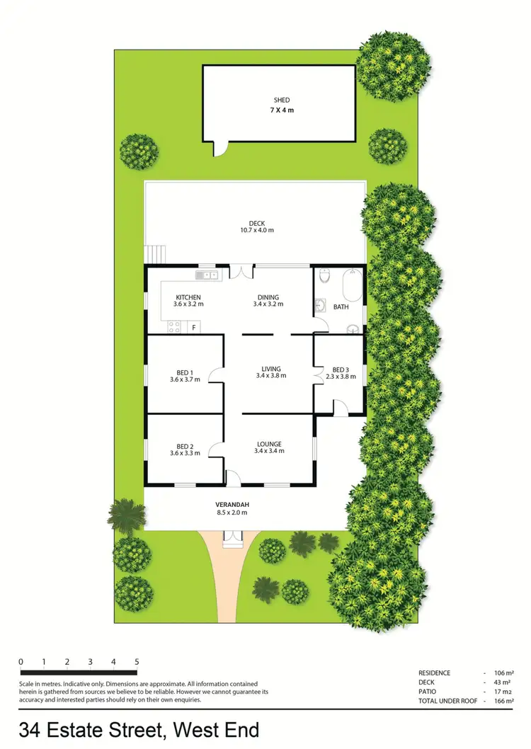 Floorplan of Homely house listing, 34 Estate Street, West End QLD 4810